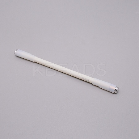 Plastic Pen with Alloy Bottom AJEW-WH0239-83D-1