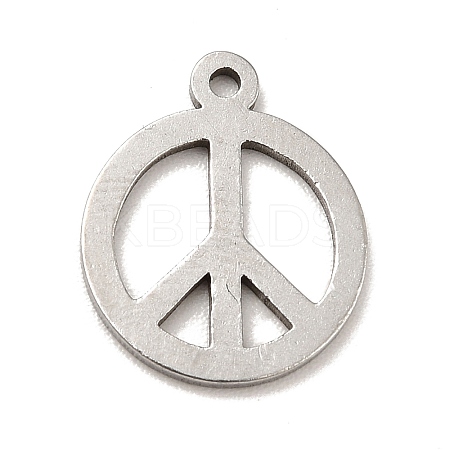 Non-Tarnish 201 Stainless Steel Pendants STAS-P312-04P-1