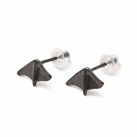 Brass Asymmetrical Earrings for Women LS-EJEW-L262-01EB-1