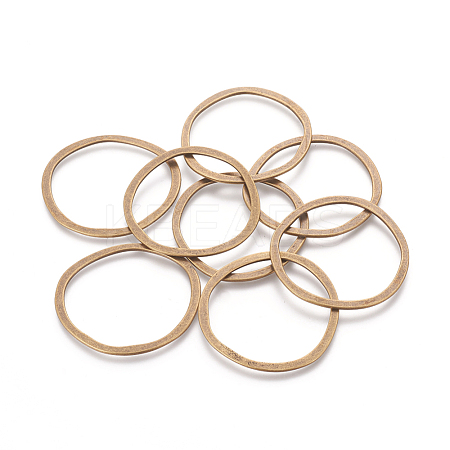 Tibetan Style Alloy Linking Rings TIBEB-EA13479Y-AB-FF-1