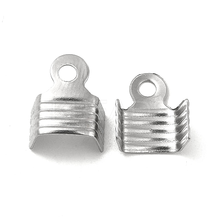 Tarnish Resistant 304 Stainless Steel Folding Crimp Ends STAS-P319-01P-1