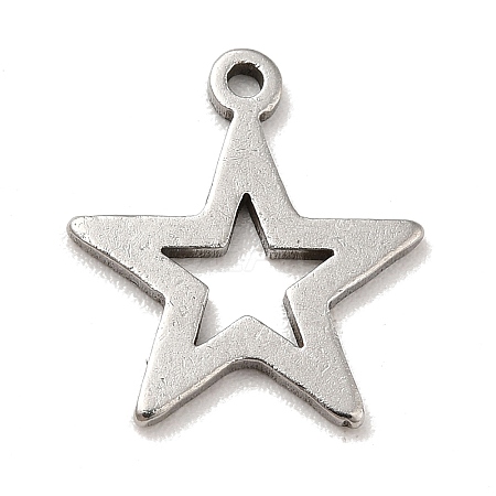 Non-Tarnish 201 Stainless Steel Pendants STAS-A066-14P-1