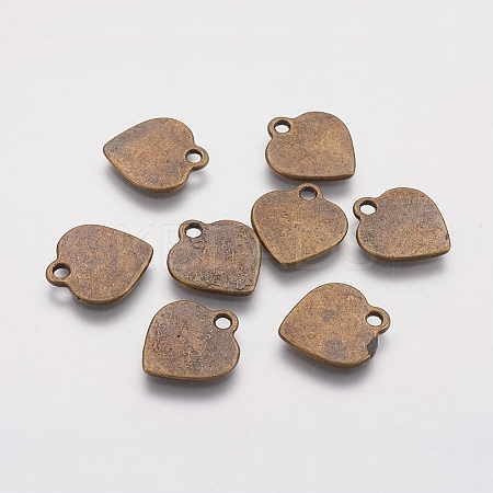 Tibetan Style Alloy Stamping Blank Tag Charms LS-MLF10989Y-NF-1