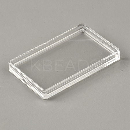 Transparent Acrylic Silver Bar Gold Bar Storage Cases X-CON-WH0092-97-1