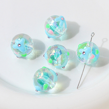 Transparent Acrylic Beads WG39989-12-1