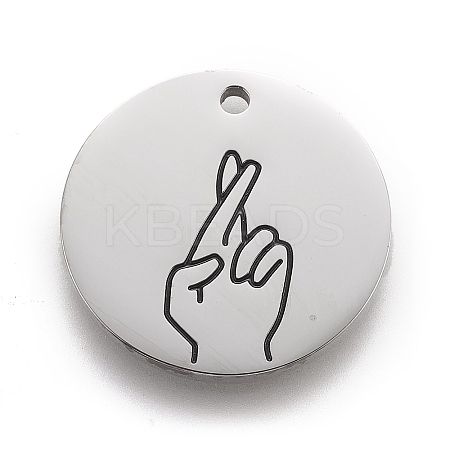 Non-Tarnish 316 Surgical Stainless Steel Pendants LS-STAS-F257-09P-1
