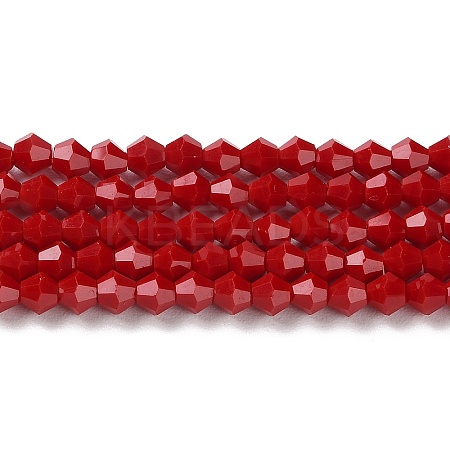 Opaque Solid Color Imitation Jade Glass Beads Strands EGLA-A039-P4mm-D01-1