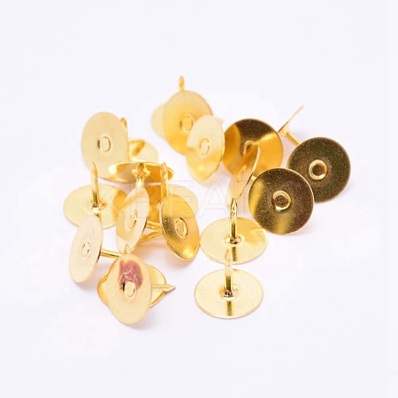 Environment-friendly Brass Head Pins KK-WH0034-50G-1