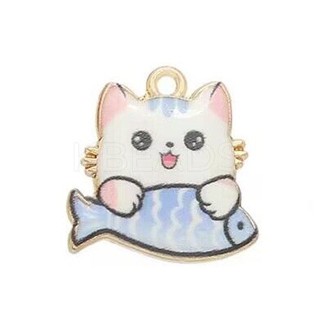 Alloy Enamel Pendants ENAM-TAC0023-17D-1