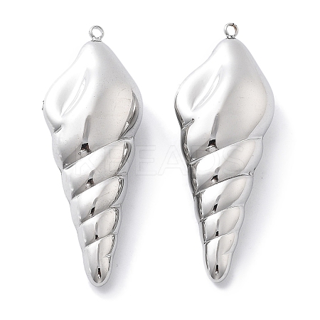 Anti-Tarnish 304 Stainless Steel Pendants STAS-R130-33P-1