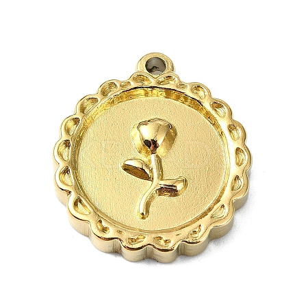 Ion Plating(IP) 304 Stainless Steel Pendants STAS-B058-07G-05-1