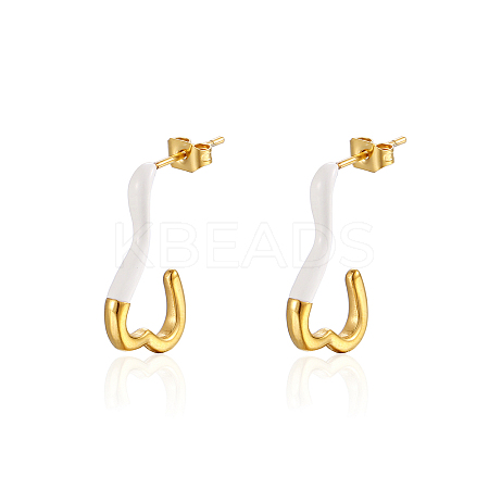 Stainless Steel Stud Earrings for Women MI0127-1-1