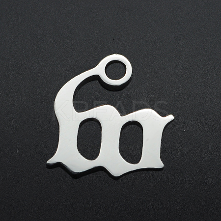 Non-Tarnish 201 Stainless Steel Charms STAS-S105-JA569-W-1
