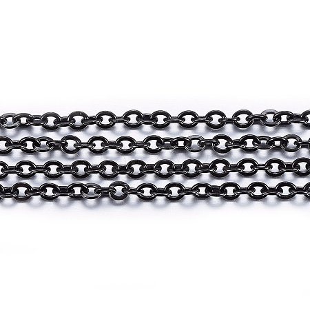 Handmade 304 Stainless Steel Cable Chains STAS-P213-03B-01-1