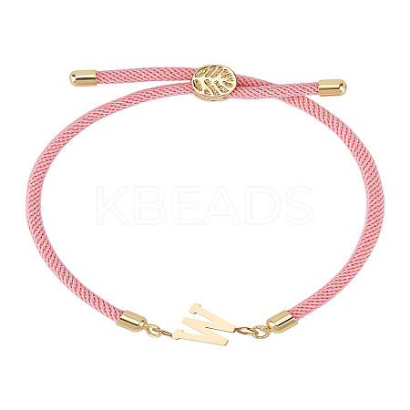 1Pc Adjustable Nylon Cord Slider Bracelets for Women BJEW-LP0001-32W-03-1