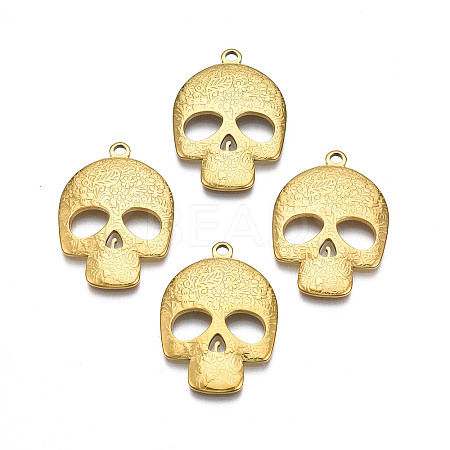 Ion Plating(IP) 201 Stainless Steel Pendants X-STAS-S119-164G-1