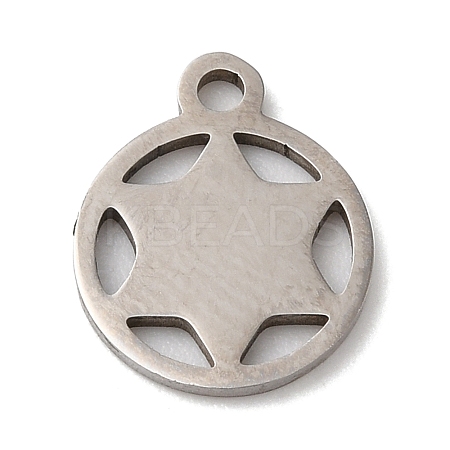 Non-Tarnish Christmas 201 Stainless Steel Charms STAS-D053-05P-1