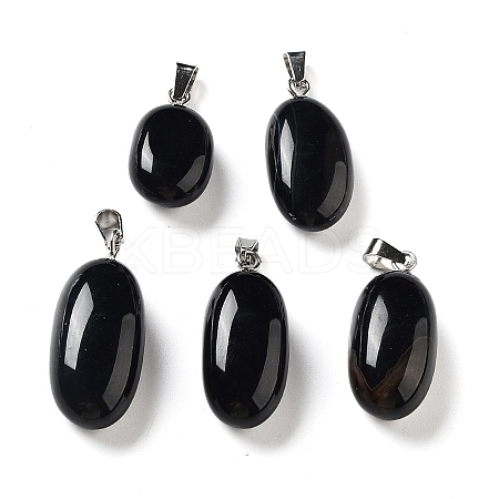 Natural Agate Dyed Pendants G-Q016-03H-1