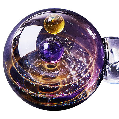 DIY Jewelry Galaxy Universe Ball Necklaces Making DIY-BC0009-20B-1