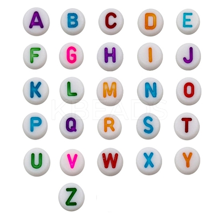 104Pcs Opaque Acrylic Beads JX231A-1
