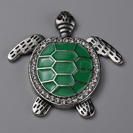 Alloy Enamel Cabochons ENAM-WH0057-25B-1