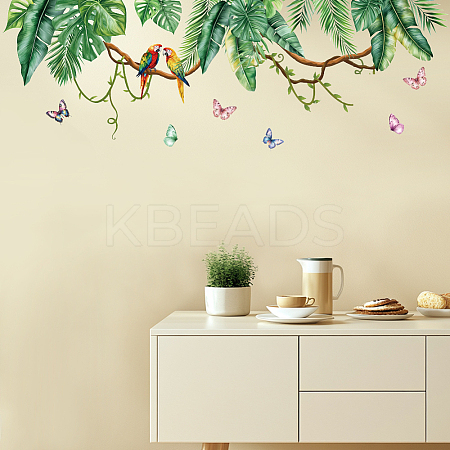 Translucent PVC Self Adhesive Wall Stickers STIC-WH0016-025-1