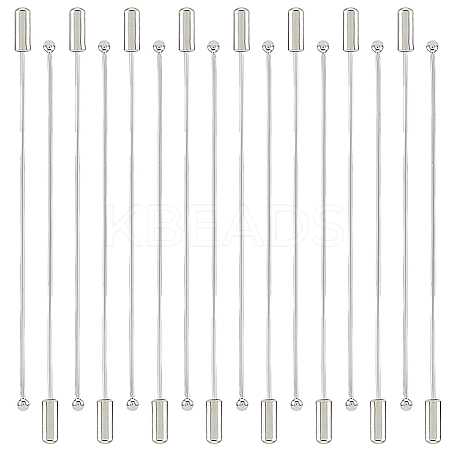 40Pcs Alloy & Stainless Steel Lapel Pins AJEW-HS0001-11-1