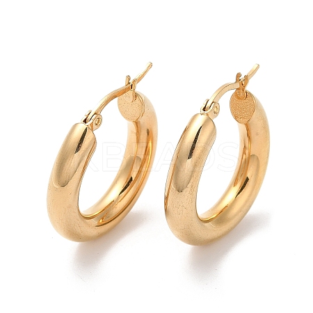 PVD Vacuum Plating 304 Stainless Steel Huggie Hoop Earrings for Women EJEW-Q767-01C-G-1