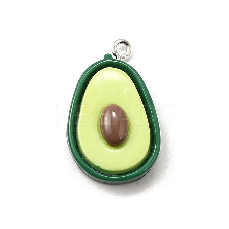 Resin Pendants FIND-U030-06B-P-1