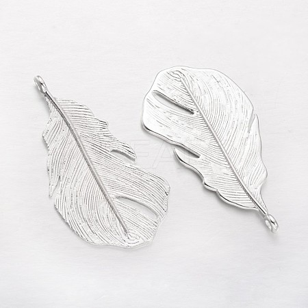 Feather Alloy Pendants LS-PALLOY-L166-15S-1
