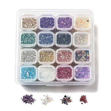 Plated Glass Seed Beads MRMJ-OC0001-77-1