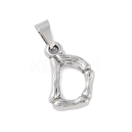 Non-Tarnish 304 Stainless Steel Pendants STAS-F235-01P-D-1