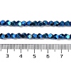 Electroplated Synthetic Non-magnetic Hematite Beads Strands G-A234-G03-01-5