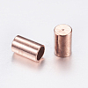 Brass Cord Ends KK-K192-09RG-2