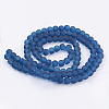 Baking Paint Transparent Glass Bead Strands X-GLAA-S031-8mm-31-2