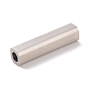 Tarnish Resistant 304 Stainless Steel Magnetic Clasps with Glue-in Ends STAS-F276-05P-01-1