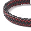 Microfiber Imitation Leather Braided Cord Bracelets BJEW-E345-07-P-3