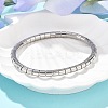 Texture 304 Stainless Steel Bangles for Women BJEW-Z092-14P-4