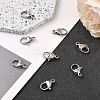 Tarnish Resistant Polished 304 Stainless Steel Lobster Claw Clasps LS-STAS-R072-08A-5