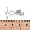 Brass Toggle Clasps KK-Z084-13P-4