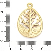 304 Stainless Steel Enamel Pendants STAS-S163-34G-01-3