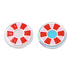 Transparent Printed Acrylic Cabochons TACR-N016-31-3