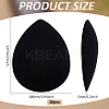 10Pcs EVA Cloth Teardrop Fascinator Hat Base for Millinery AJEW-FG0004-53A-2
