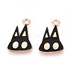 Halloween Theme Alloy Enamel Pendants ENAM-T022-54G-02-1