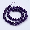 Natural Malaysia Jade Bead Strands G-F488-8mm-19-2