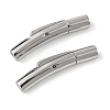 Tarnish Resistant 316 Surgical Stainless Steel Bayonet Clasps X-STAS-I013-3mm-2