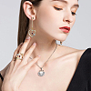 2Pcs 2 Colors Stainless Steel Shell Shape Locket Pendant Necklaces Set NJEW-FI0001-28-7