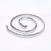 Non-Tarnish 304 Stainless Steel Box Chain Necklaces NJEW-F226-05P-05-1