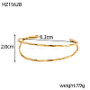 Stainless Steel Cuff Bangles STAS-OY011-46G-2