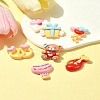 7Pcs 7 Styles Ring/Box/Lock/Envelope/Bear/Balloon/Hot Air Balloon Valentine's Day Theme Opaque Resin Decoden Cabochons RESI-FS0001-69-10